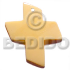 40mm melo shell cross - Shell Pendant