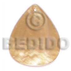 40mmx34mm MOP rounded teardrop - Shell Pendant