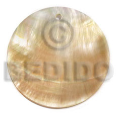 MOP shell round 40mm - Shell Pendant
