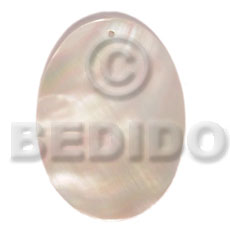 40mmx30mm kabibe oval - Shell Pendant