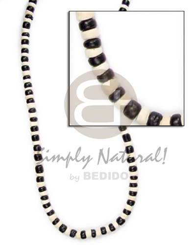 4-5mm coco Pokalet black & white /zebra - Home