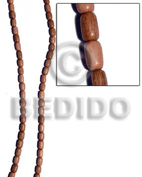 rosewood ricebeads 9mmx6mm - Home