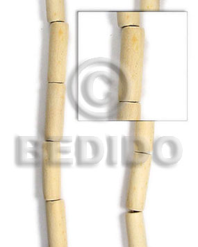 natural white wood tube 6x15mm - Home