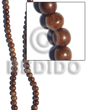 robles round wood beads 4-5mm - Home