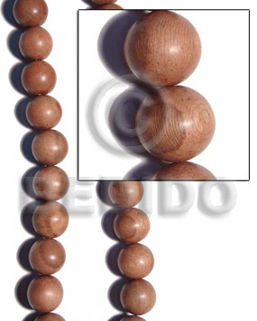 25mm rosewood round beads - Home