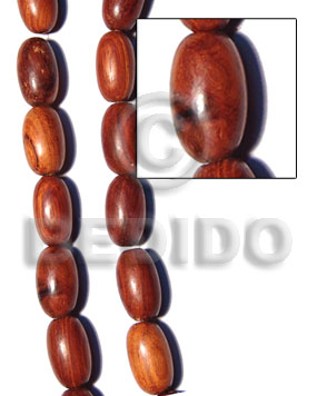 imitation bayong oval wood beads 28mmx16mm - Home