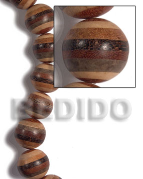 30mm patched wood stripe ball / 5 types of wood- bayong / greywood / patikan / nat. wood / robles - Home