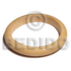 ambabawod round wood  bangle   clear coat finish / ht= 15mm / 65mm inner diameter / thickness= 10mm - Wooden Bangles