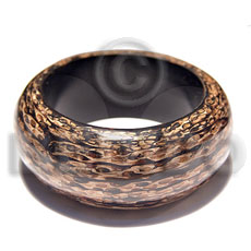 wood bangle  laminated ypilypil leaves ht=35mm thickness=15mm inner diameter=60 mm - Wooden Bangles