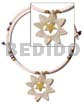 White clam 3-4mm wire choker