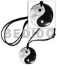 40mm round yin yang