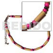 Bamboo 2-3mm black pink coco