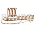 Bamboo belt bleached wood