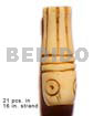 Natural antique bone tube groove