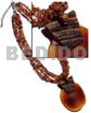 3 layers amber carabao horn