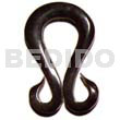 Horn double hook 40mm