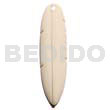 45mmx10mm white bone feather