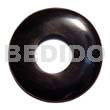 60mm black horn donut