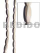 Twisted bone beads 25mmx10mm