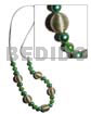 20mm wrapped wood beads