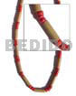 Bamboo tube red 4-5