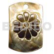 40mm dog tag blacklip