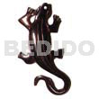 Black tab lizard carving 50mm