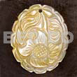 Oval mop intricate carving