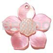 45mm pink hammershell flower