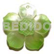 Graduated lime green 25mm hammershell