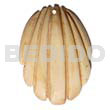 40mmx35mm natural bone elongated clam