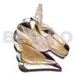 Shell inlaid unicorn