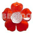 Red 35mm hammershell flower