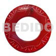 60mm donut red horn