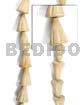 Natural white wood cones