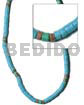 4-5mm coco heishe blue green brown green