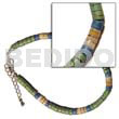 4-5mm green blue coco heishe