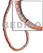 4-5mm coco pokalet. bright orange