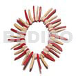 Elastic red natural white coco indian