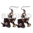 Dangling double row black coco