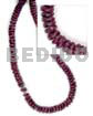 10mm coco flower beads wine