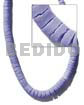 7-8mm coco heishe lavender color
