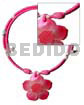 Pink 2-3mm coco heishe wire