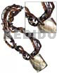 4 layers intertwined cut beads 4-5mm