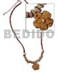 2-3mm coco heishe natural brown