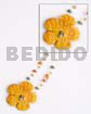Floating yellow coco flower 40mm
