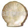 Capiz clam shaped plate 6x6