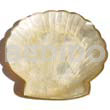 Capiz clam shaped plate 8x8