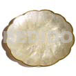 Capiz scallop shaped plate 7.5