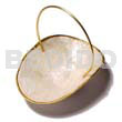 Capiz hat basket 60mmx65mmx72mm